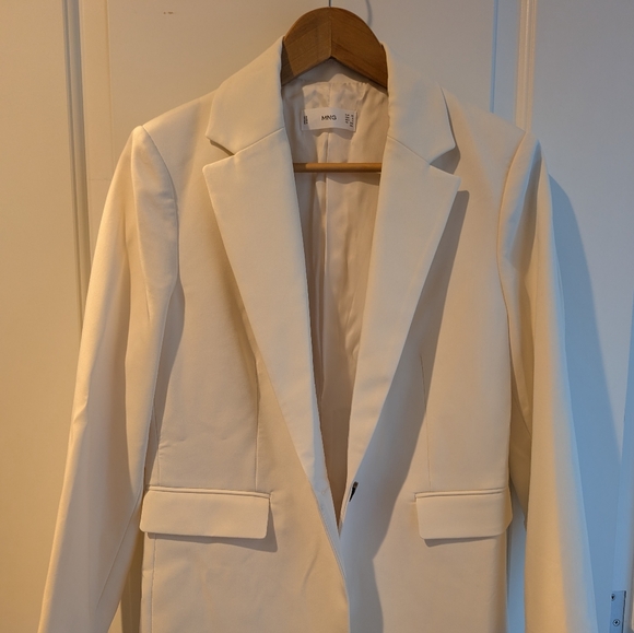 Mango Cream Women's Blazer - Picture 1 of 3